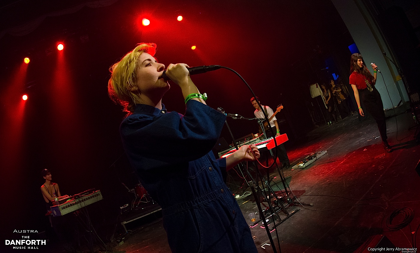 AUSTRA plays to a packed house at The Danforth Music Hall.