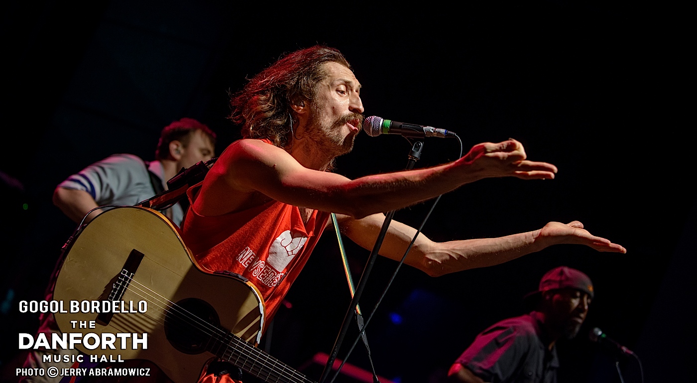 GOGOL BORDELLO plays to a packed house at The Danforth Music Hall Toronto.